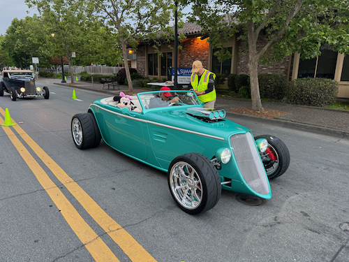 Check in crew scanning attendee in