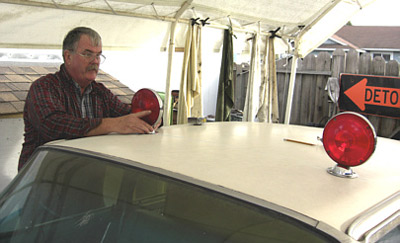 putting on the lights