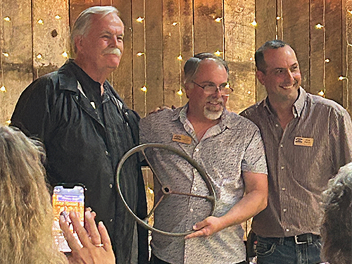 dinner event passing the wheel