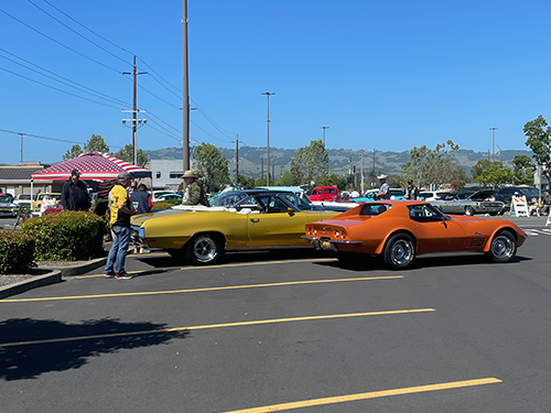 social event parking the cars